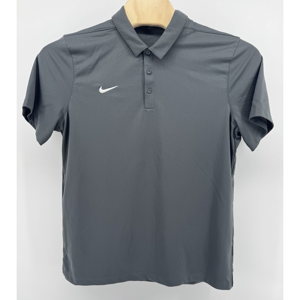 Nike Dri-Fit Golf Polo Shirt Men's Size XL Black Short Sleeve Moisture Wicking